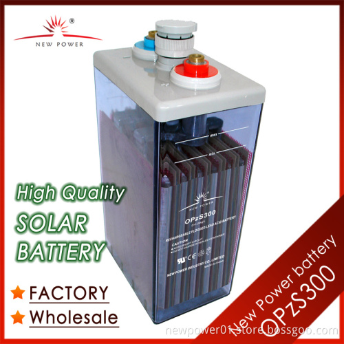 2V 300ah Opzs Lead Acid Battery for Solar System (OPzS300)